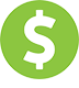 green dollar sign icon