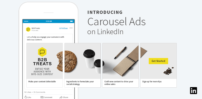 LinkedIn Carousel Ads example