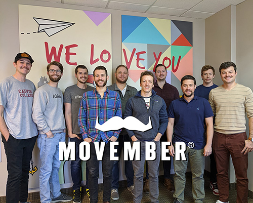 Group with Movember Logo